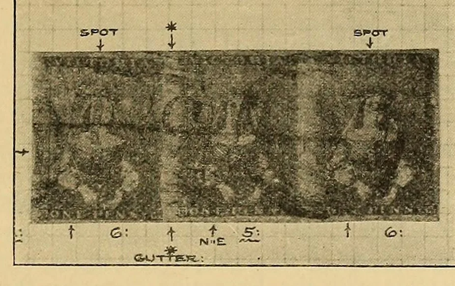 An illustration from The London philatelist, 1892, leaf 427
