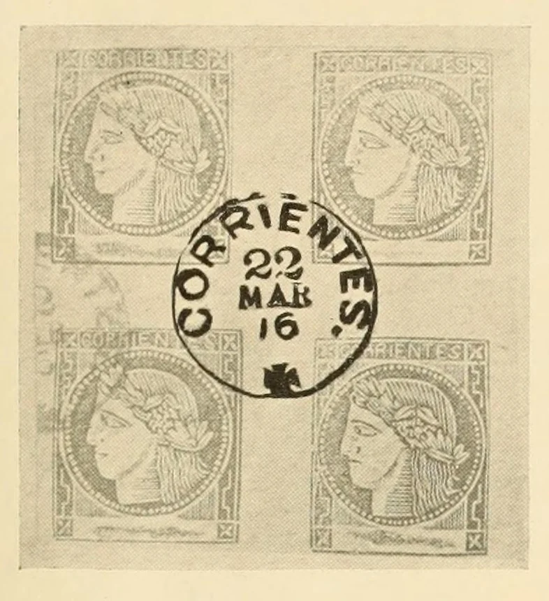 An illustration from The London philatelist, 1892, leaf 191