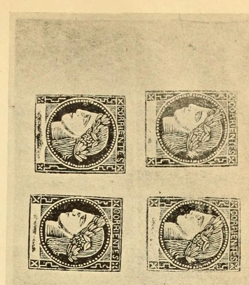 An illustration from The London philatelist, 1892, leaf 67