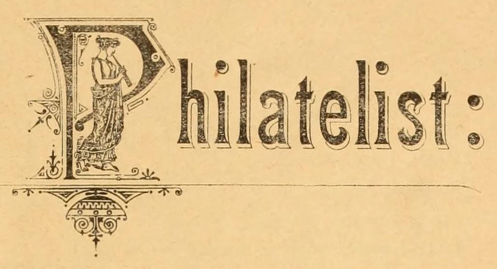 An illustration from The London philatelist, 1892, leaf 7