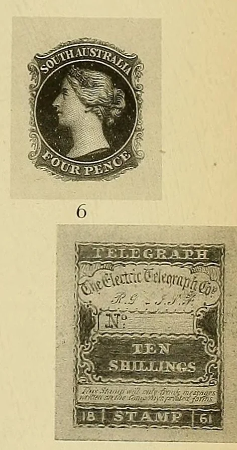 An illustration from The London philatelist, 1892, leaf 491