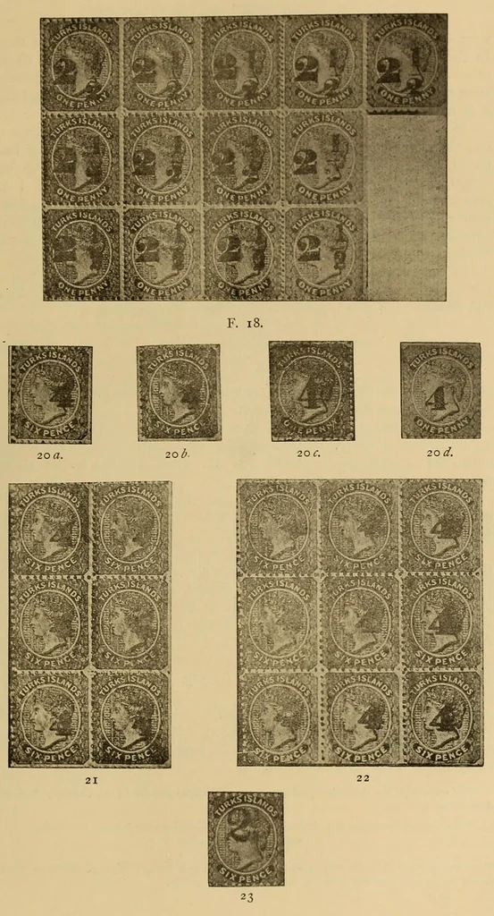 An illustration from The London philatelist, 1892, leaf 103