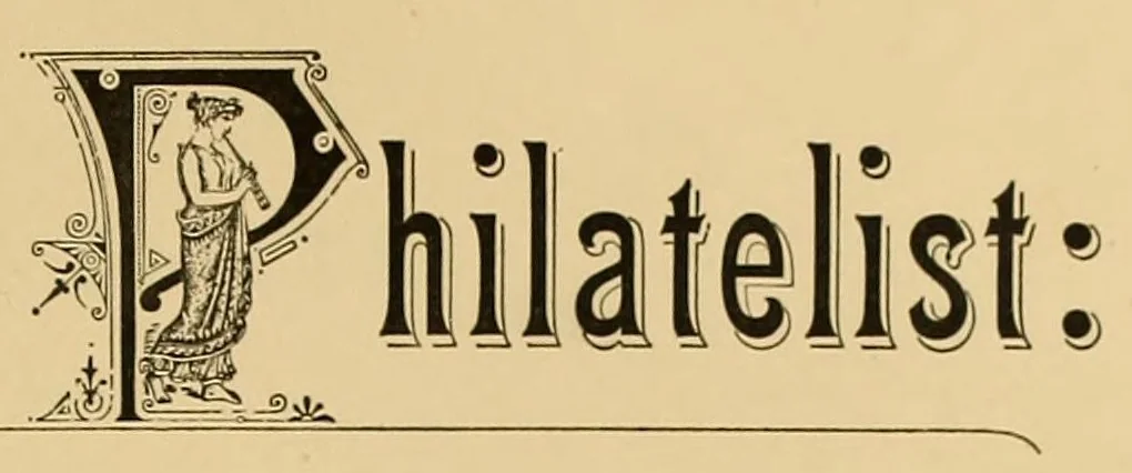 An illustration from The London philatelist, 1892, leaf 7