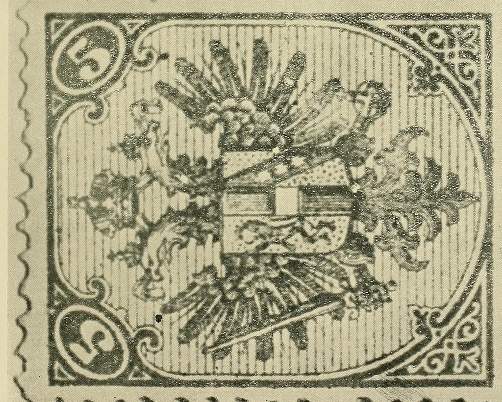 An illustration from The London philatelist, 1892, leaf 187