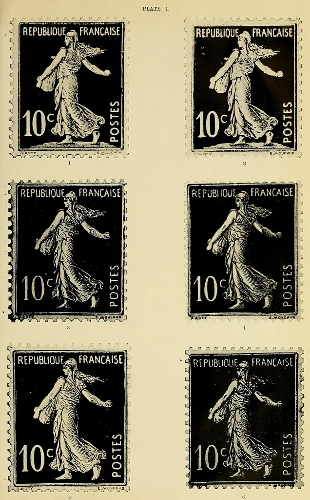 An illustration from The London philatelist, 1892, leaf 297