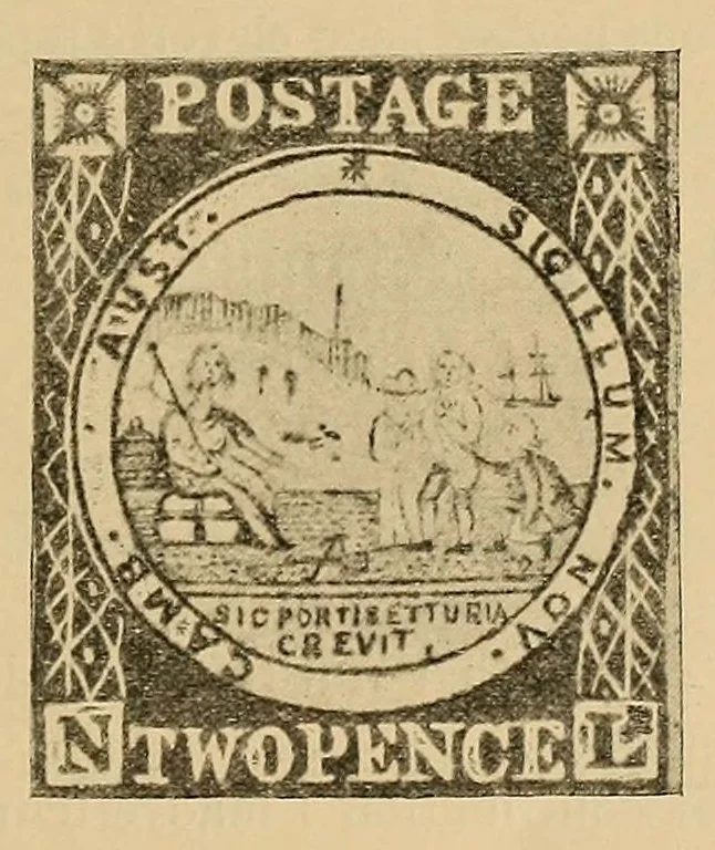 An illustration from The London philatelist, 1892, leaf 183