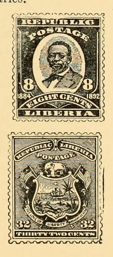 An illustration from The London philatelist, 1892, leaf 195