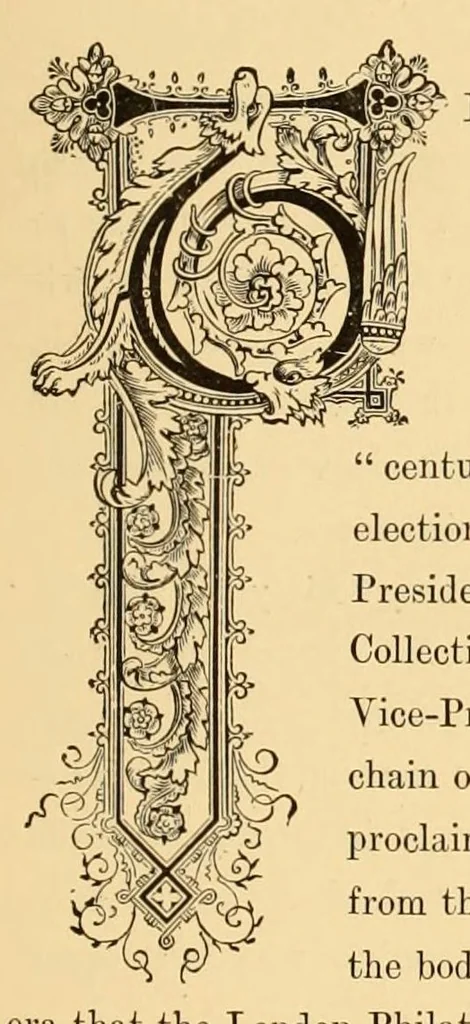 An illustration from The London philatelist, 1892, leaf 215