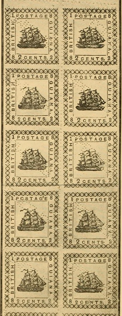 An illustration from The London philatelist, 1892, leaf 314