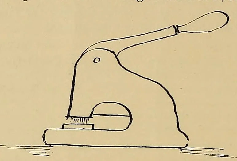 An illustration from The London philatelist, 1892, leaf 206