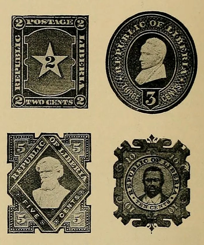 An illustration from The London philatelist, 1892, leaf 62