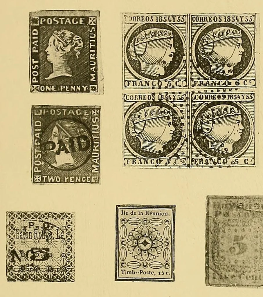 An illustration from The London philatelist, 1892, leaf 49