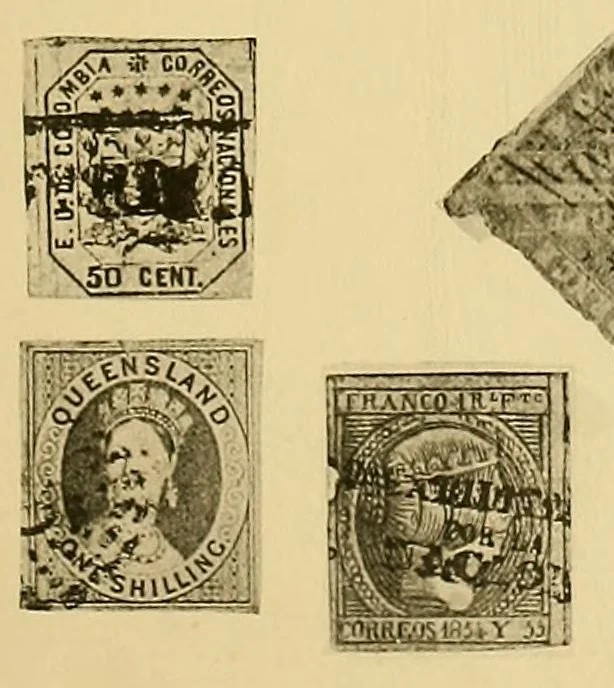 An illustration from The London philatelist, 1892, leaf 49