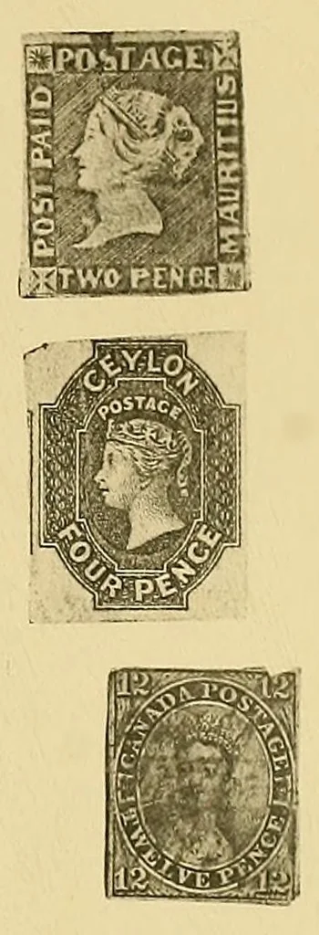 An illustration from The London philatelist, 1892, leaf 49