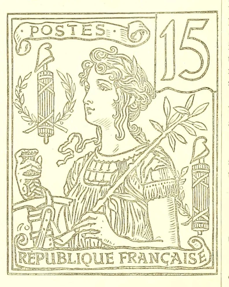 An illustration from The London philatelist, 1892, leaf 98