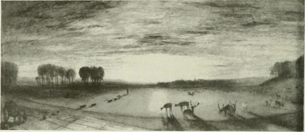 An illustration from Londres, Hampton Court et Windsor, 1912, leaf 133