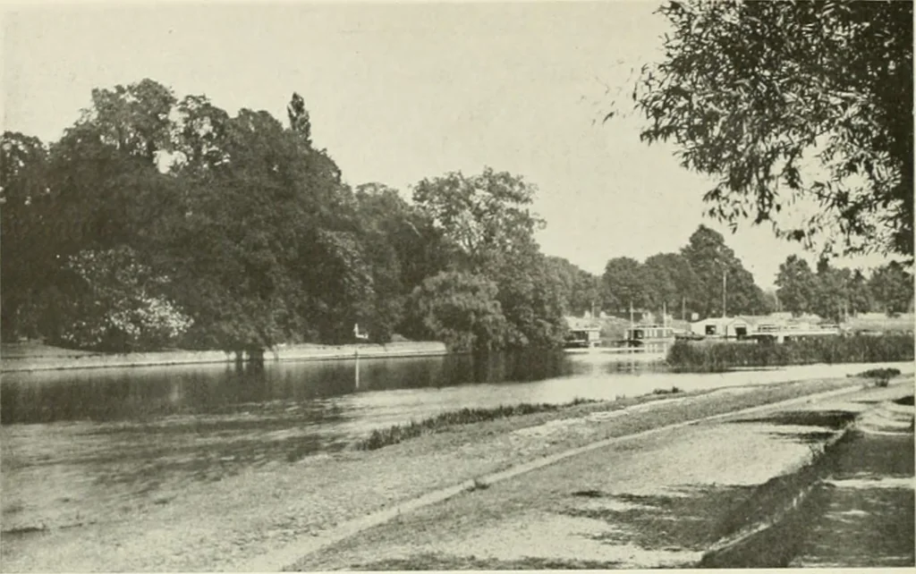 An illustration from Londres, Hampton Court et Windsor, 1912, leaf 155