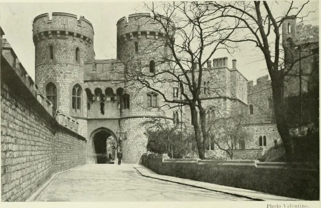 An illustration from Londres, Hampton Court et Windsor, 1912, leaf 157