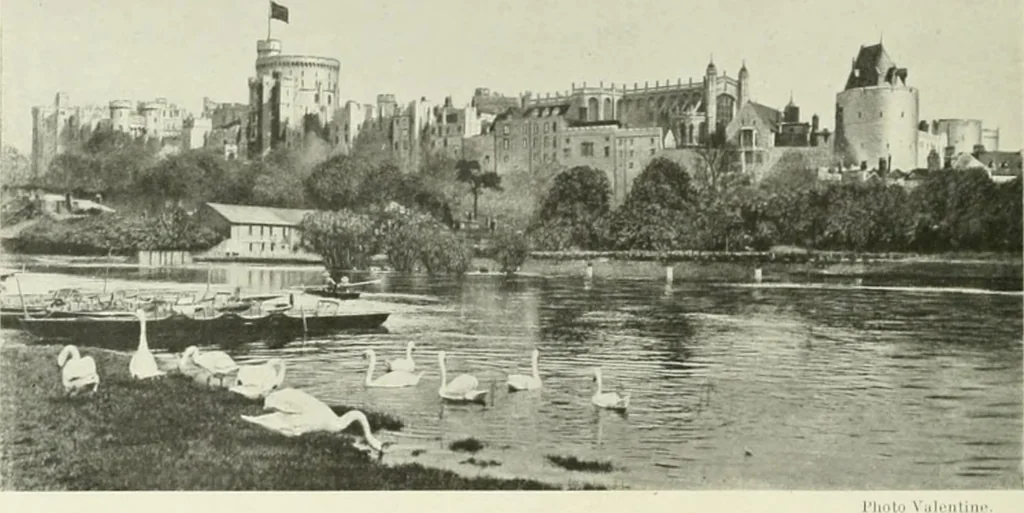 An illustration from Londres, Hampton Court et Windsor, 1912, leaf 159