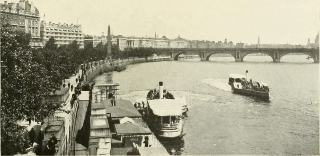 An illustration from Londres, Hampton Court et Windsor, 1912, leaf 174