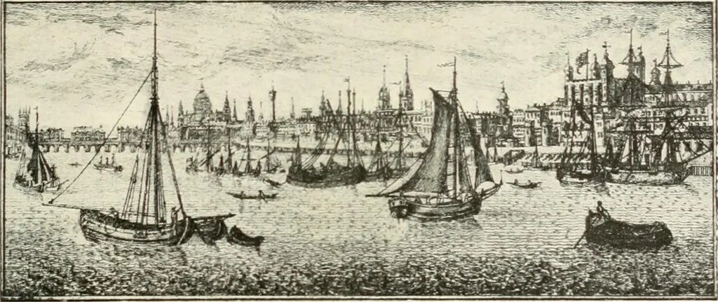 An illustration from Londres, Hampton Court et Windsor, 1912, leaf 18