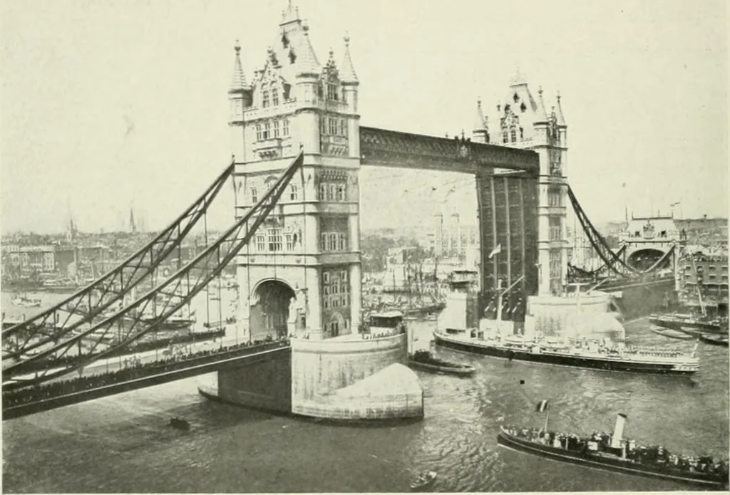 An illustration from Londres, Hampton Court et Windsor, 1912, leaf 21
