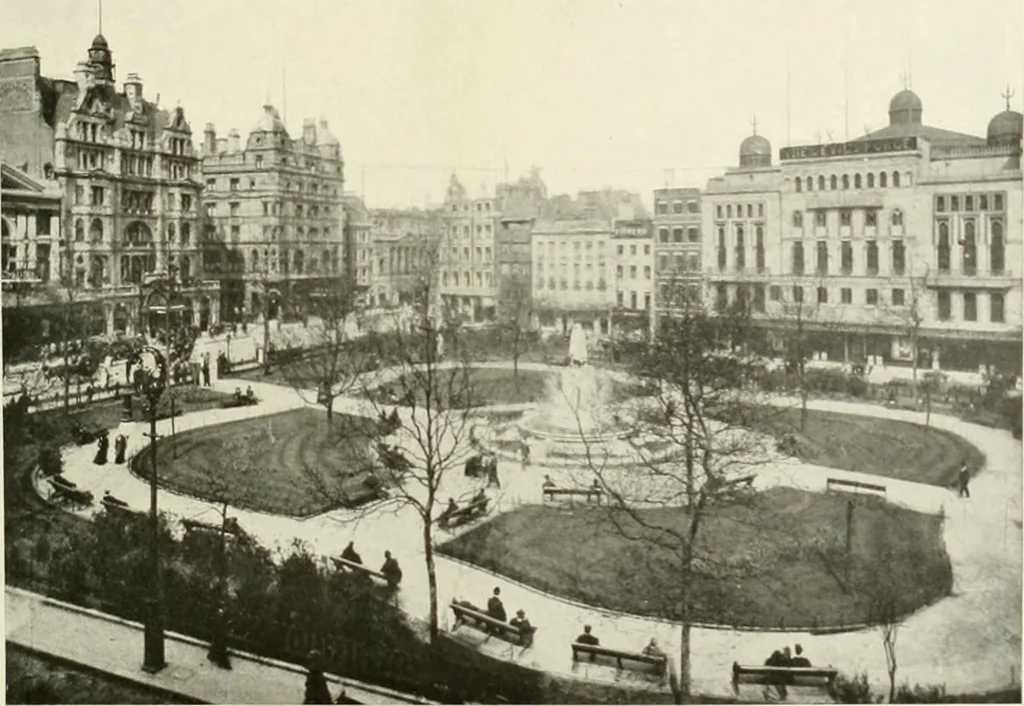 An illustration from Londres, Hampton Court et Windsor, 1912, leaf 50