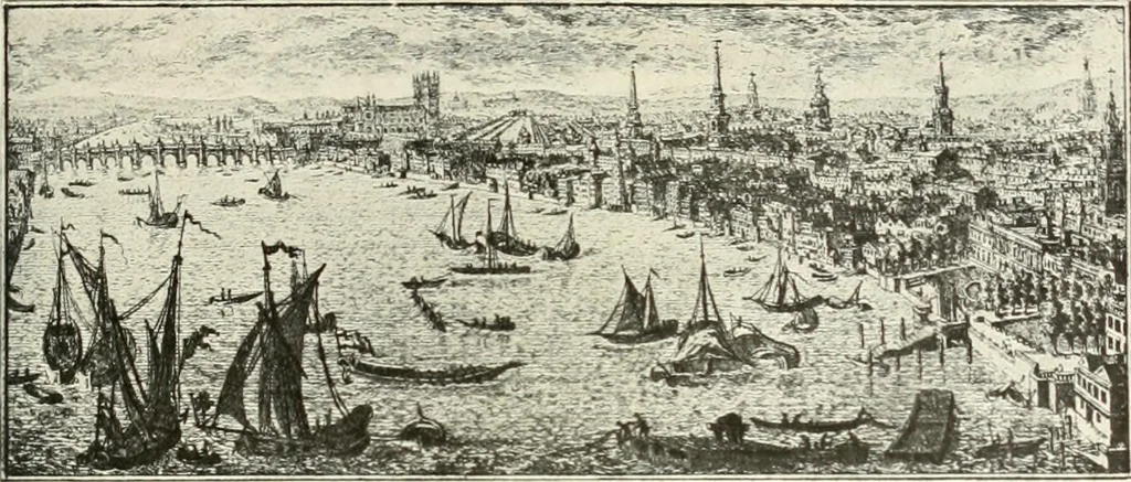An illustration from Londres, Hampton Court et Windsor, 1912, leaf 52