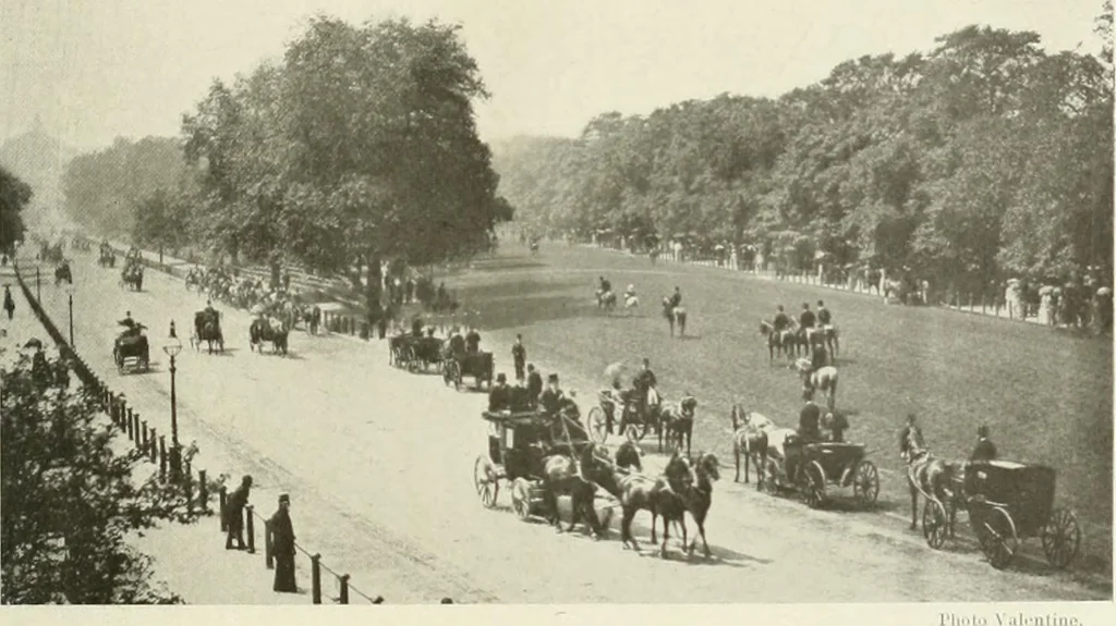 An illustration from Londres, Hampton Court et Windsor, 1912, leaf 74
