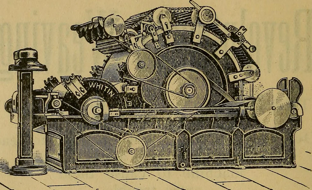 An illustration from Loom-fixing and weaving. A book for all who are interested in such matters, 1896, leaf 5
