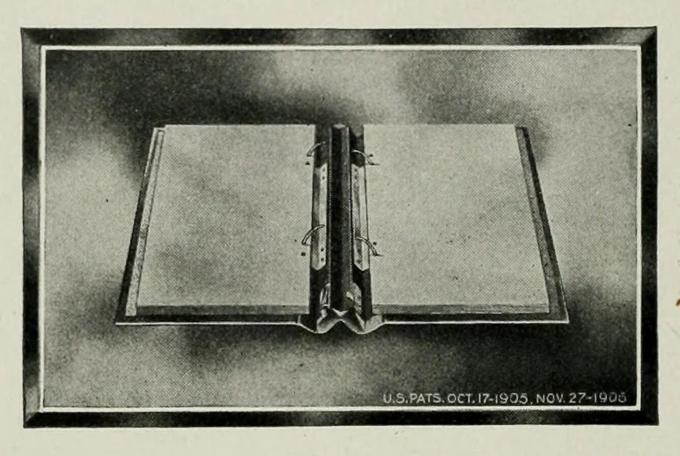 An illustration from Loose leaf books and systems for general business, 1907, leaf 26