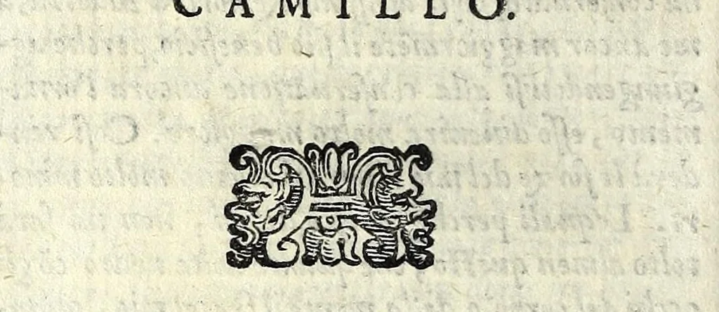 An illustration from L'opere di M. Givlio Camillo .., 1584, leaf 254