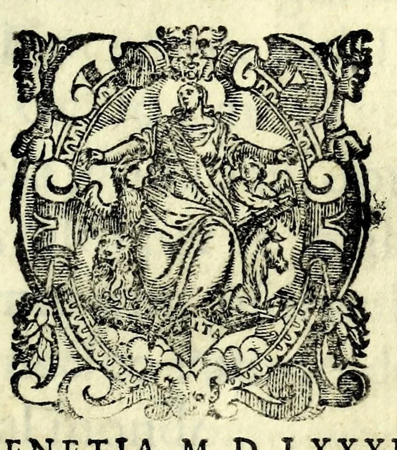 An illustration from L'opere di M. Givlio Camillo .., 1584, leaf 317