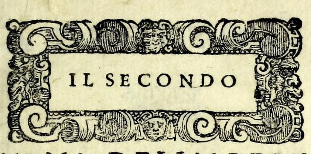 An illustration from L'opere di M. Givlio Camillo .., 1584, leaf 317