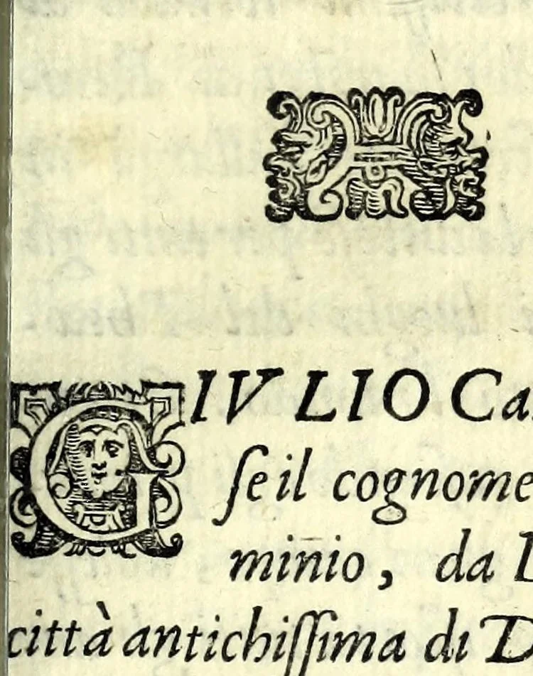 An illustration from L'opere di M. Givlio Camillo .., 1584, leaf 389