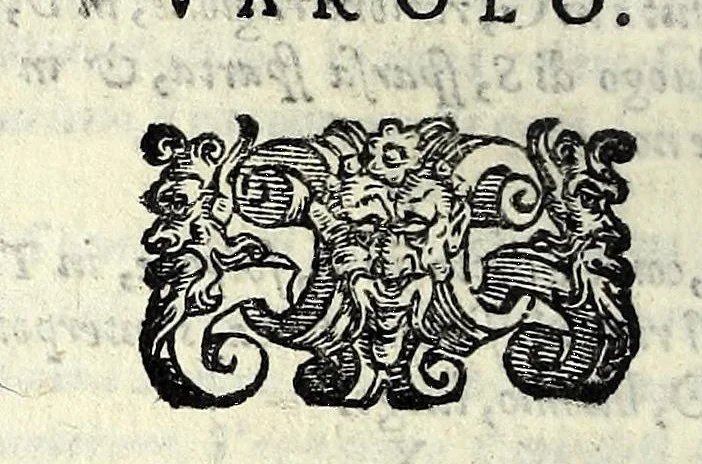 An illustration from L'opere di M. Givlio Camillo .., 1584, leaf 464