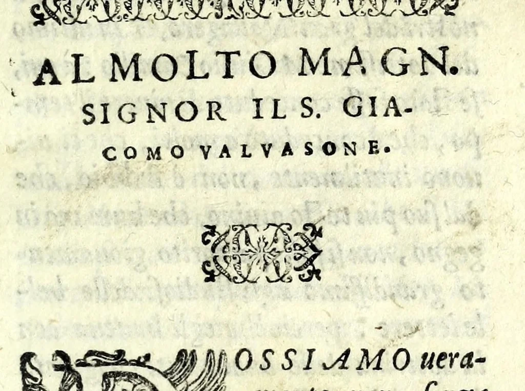 An illustration from L'opere di M. Givlio Camillo .., 1584, leaf 7