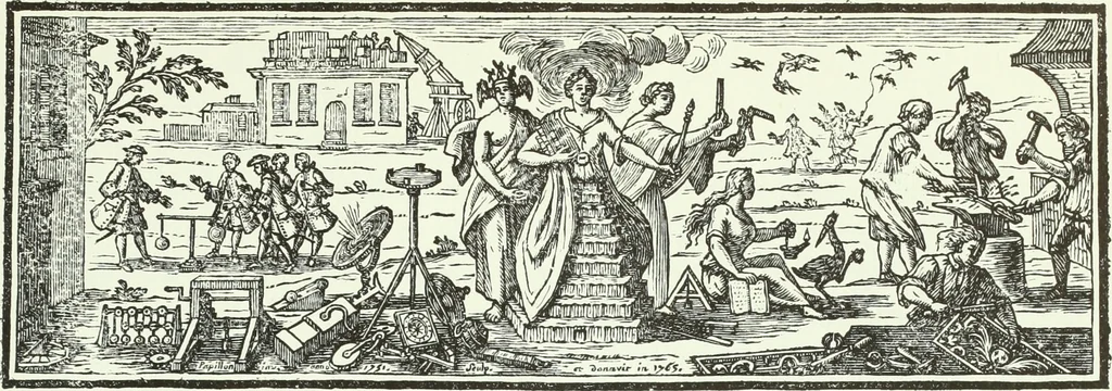 An illustration from L'ordre françois trouvé dans la nature, présenté au roi le 21 septembre 1776. Orné de planches gravées d'après les dessins de l'auteur, 1783, leaf 14
