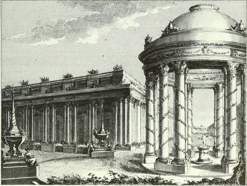 An illustration from L'ordre françois trouvé dans la nature, présenté au roi le 21 septembre 1776. Orné de planches gravées d'après les dessins de l'auteur, 1783, leaf 70