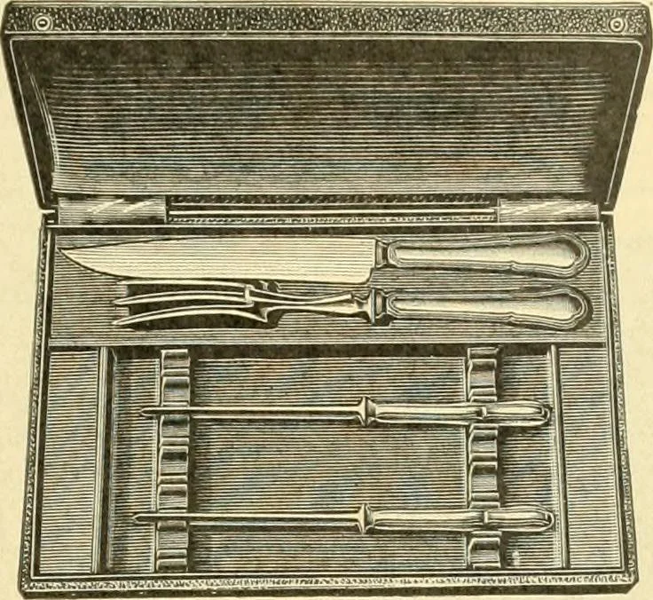 An illustration from L'orfevrerie d'Ercuis ... fonderies, laminoirs et ateliers d'orfevrerie, d'argenture et dorure a Ercuis (Oise)., 1911, leaf 112