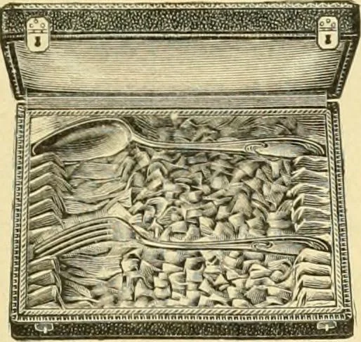 An illustration from L'orfevrerie d'Ercuis ... fonderies, laminoirs et ateliers d'orfevrerie, d'argenture et dorure a Ercuis (Oise)., 1911, leaf 116
