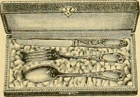 An illustration from L'orfevrerie d'Ercuis ... fonderies, laminoirs et ateliers d'orfevrerie, d'argenture et dorure a Ercuis (Oise)., 1911, leaf 118