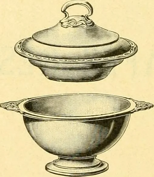 An illustration from L'orfevrerie d'Ercuis ... fonderies, laminoirs et ateliers d'orfevrerie, d'argenture et dorure a Ercuis (Oise)., 1911, leaf 129