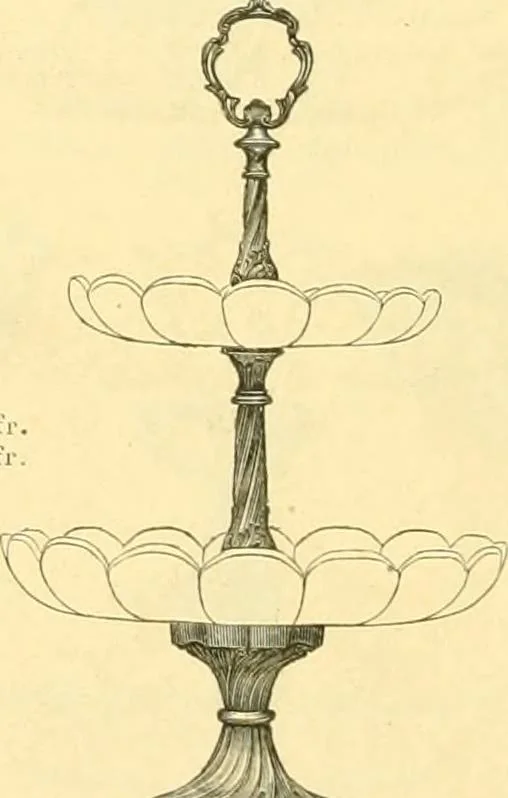 An illustration from L'orfevrerie d'Ercuis ... fonderies, laminoirs et ateliers d'orfevrerie, d'argenture et dorure a Ercuis (Oise)., 1911, leaf 143