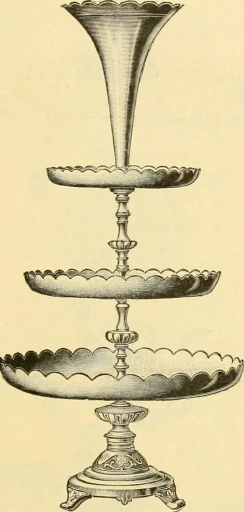 An illustration from L'orfevrerie d'Ercuis ... fonderies, laminoirs et ateliers d'orfevrerie, d'argenture et dorure a Ercuis (Oise)., 1911, leaf 144