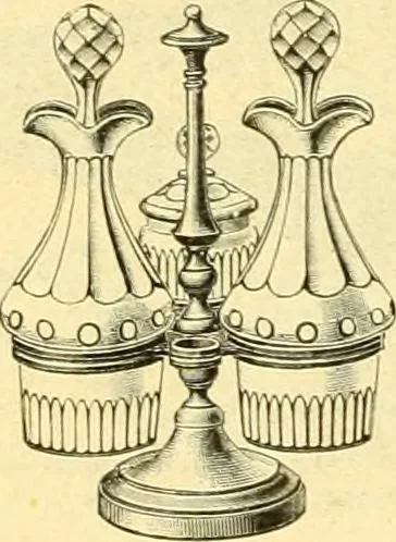An illustration from L'orfevrerie d'Ercuis ... fonderies, laminoirs et ateliers d'orfevrerie, d'argenture et dorure a Ercuis (Oise)., 1911, leaf 151