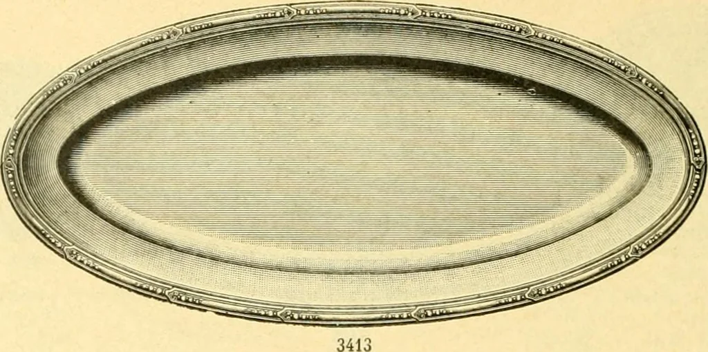 An illustration from L'orfevrerie d'Ercuis ... fonderies, laminoirs et ateliers d'orfevrerie, d'argenture et dorure a Ercuis (Oise)., 1911, leaf 155