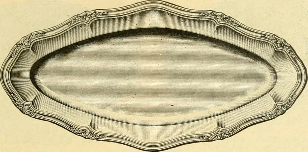 An illustration from L'orfevrerie d'Ercuis ... fonderies, laminoirs et ateliers d'orfevrerie, d'argenture et dorure a Ercuis (Oise)., 1911, leaf 156