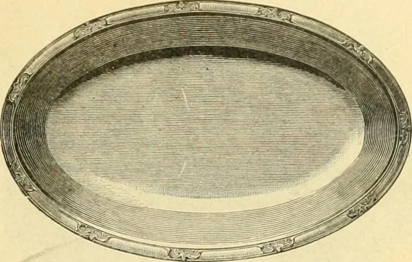 An illustration from L'orfevrerie d'Ercuis ... fonderies, laminoirs et ateliers d'orfevrerie, d'argenture et dorure a Ercuis (Oise)., 1911, leaf 158