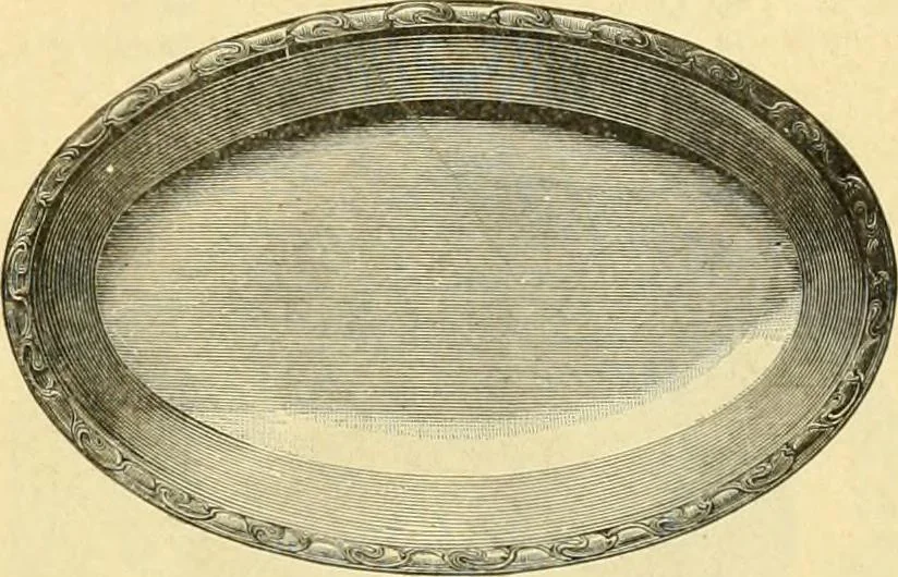 An illustration from L'orfevrerie d'Ercuis ... fonderies, laminoirs et ateliers d'orfevrerie, d'argenture et dorure a Ercuis (Oise)., 1911, leaf 158